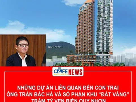 Kỳ 1: Những dự án liên quan đến con trai ông Trần Bắc Hà và số phận khu “đất vàng” trăm tỷ ven biển Quy Nhơn